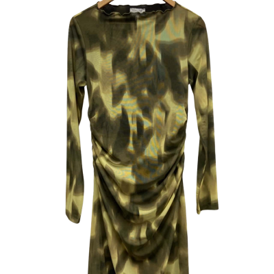 Stockholm Atelier Size M Long Sleeve/ Maxi Dress Multicoloured 