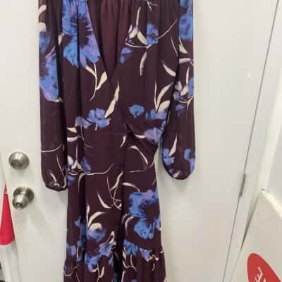 City Chic Womens  Size 14 Floral Dress Floral 