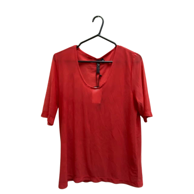 Taking Shape Womens  Size XS Short Sleeve Mesh body tee Red 
