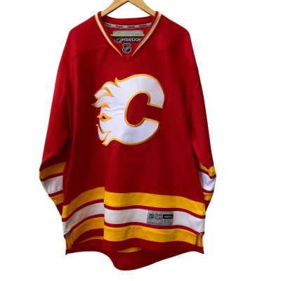 Reebok NHL Hockey Jersey for the Calgary Flames Size XXL/TTG