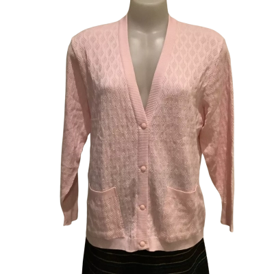 Brand New, Vintage.   Pink Cardigan.   Size 18 