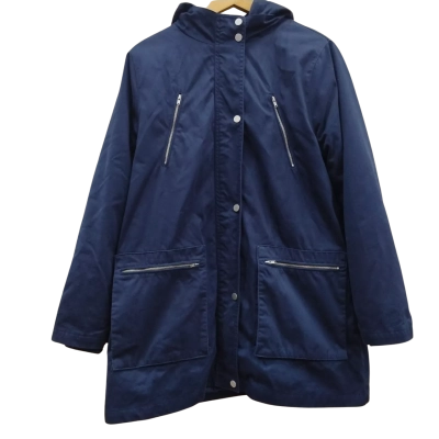 Seed Heritage Womens Size 12 Winter Coat Navy Blue 