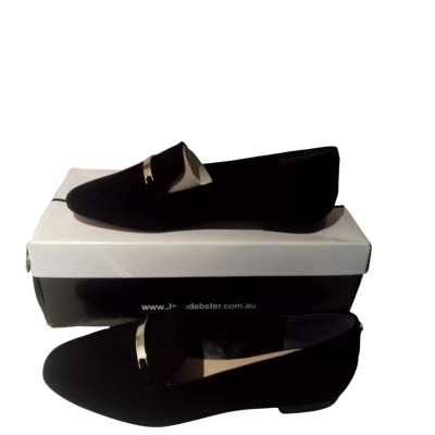 Jane Debster Woman's Size 39/8B Black Suede Shoes