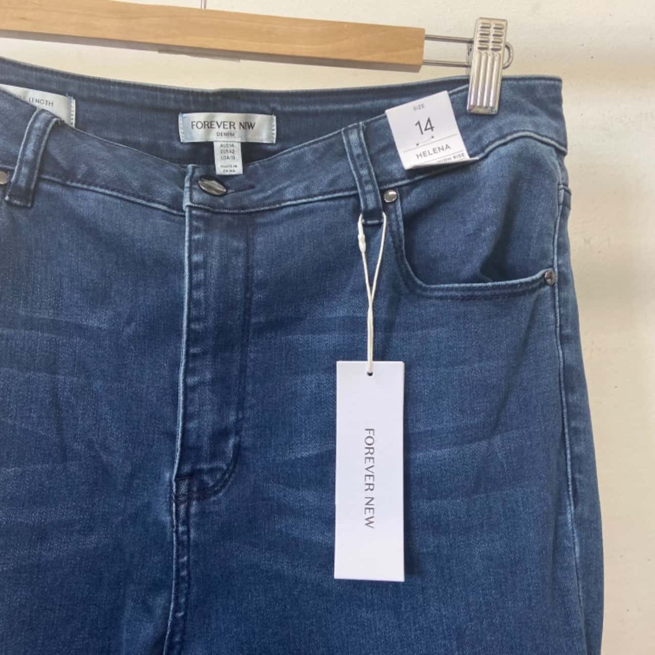 BNWT Forever New Helena High Rise Skinny Jeans Size 14(s)