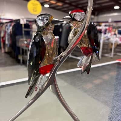 Swarovski “Wood Peckers” Silver Lake Collection