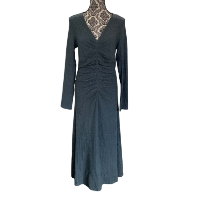 Gingham & Heels Womens  Size 18 Maxi Dress Blue 