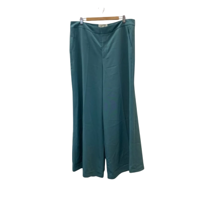 Boho Bird Womens  Size 18 Wide Leg Pants Teal 