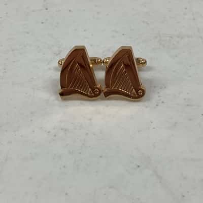 Men’s Guinness (Harp) Gold Toned Cufflinks 