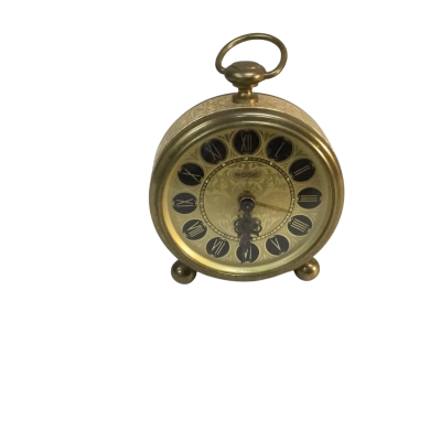 Vintage Clock Approx 5.5 x 7.5cm