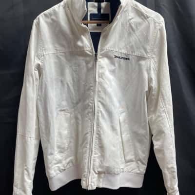 Tommy Hilfiger Mens Size S White Jacket