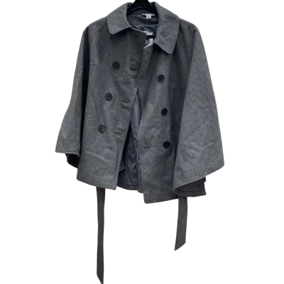 Rockmans Womens Size S/M Grey Cape Style Jacket