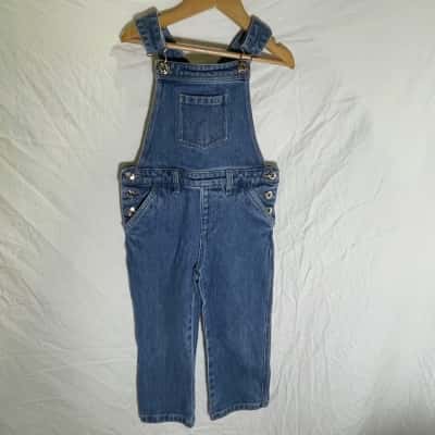 Country Road Kids  Size 4 Denim Overalls Blue 