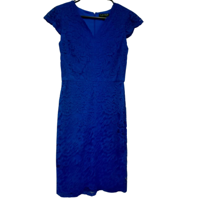   Lauren By Ralph Lauren Women's   Cocktail Dress Blue Size 2