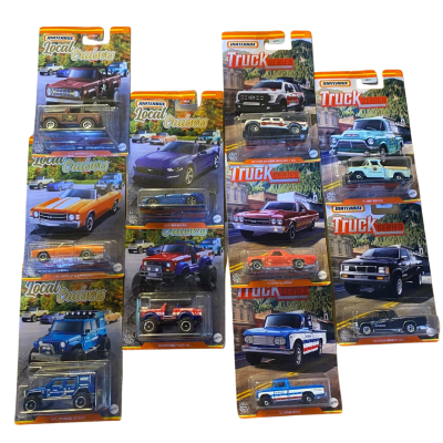 Match Box local cruisers & truck series 10 cars 
