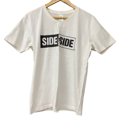 Vintage Side By Side Collingwood Unisex Size S White Signed T-Shirt 