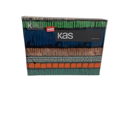 Kas Kobi King Size Quilt Cover Set - Cotton Sateen 