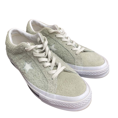 Converse One Star Suede Low Top  Size 7 Grey / White 