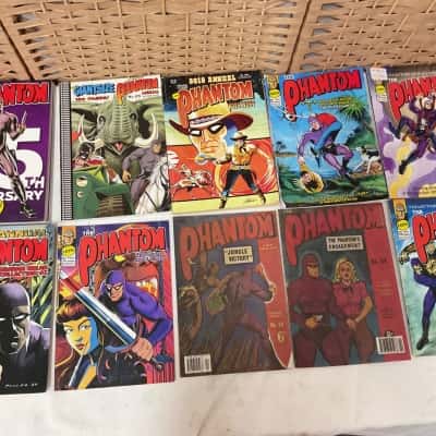 Bulk Phantom Comic Books Annual Collectables Vintage Replica Series Original 75th Anniversary 2018 2024 Birthday Gift Dad Mum 