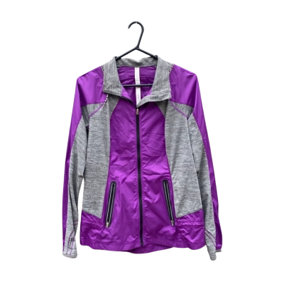 Womens Lululemon Size 6 Lightweight Jacket Grey / Pattern / Purple / Black