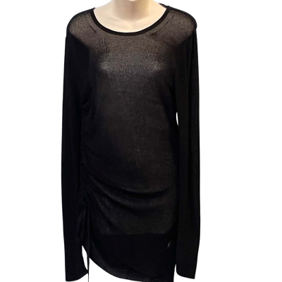 Wayne Cooper Womens Size S Long Sleeve Dress Black