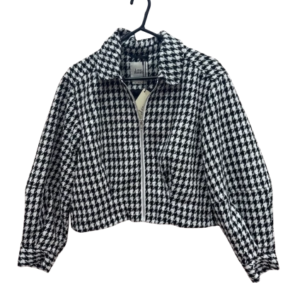 Love, Bonito Womens  Size L Black/White Jacket 