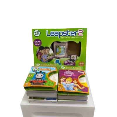 LeapFrog Leapster 2 Learning Game System, 7 Games & 2 LeapFrog Click Start Games
