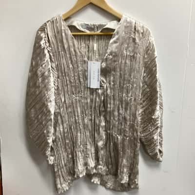 Haven  Womens  Size XL Beige top