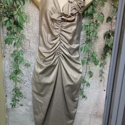 Tokay Women's  Size 12 Grey Sleeveless Cocktail Dress