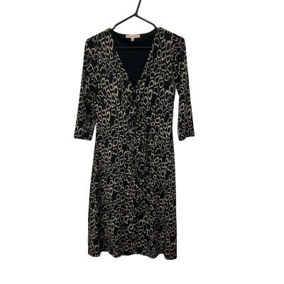 Diana Ferrari Womens  Cocktail Dress / Long Sleeve Dress Black  / Pattern  Size S