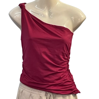 Kookai Womens Size 10 Singlet Top Maroon