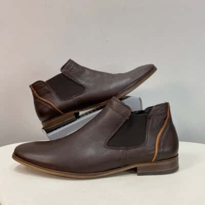  Arturo Mens  Size 11 / 11.5 (45) Boots Brown Leather