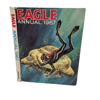 Vintage eagle annual 1967 hardcover book fair condition
