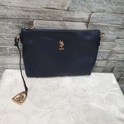 U.S. Polo Assn. Womens Navy Blue  Clutch Bag