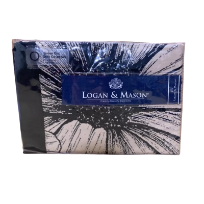 Logan and Mason floral Queen quilt cover