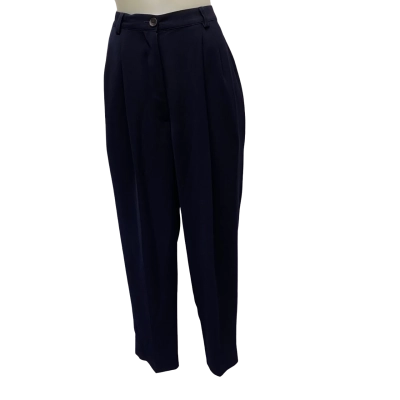 Perri Cutten Womens  Size 10 Straight Leg Pants Navy Blue 