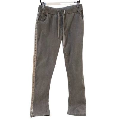 La Strada Italy Womens Size S Pants Grey 