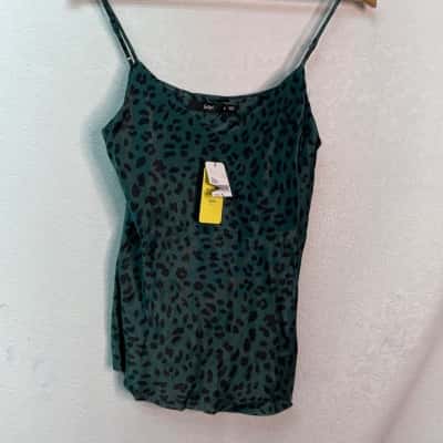 Sportsgirl Womens  Size 8 Sleeveless Top Green 