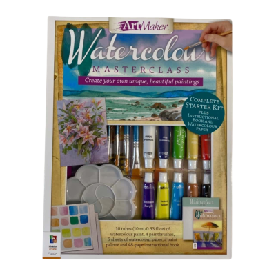 Hinkler ArtMaker Watercolour Masterclass Kit - New