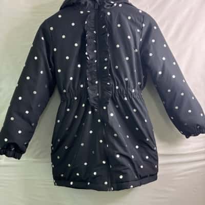 Country Road Kids Size 10 / 11 Jackets Black / Polka Dot / Silver BNWT 
