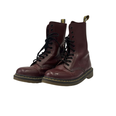 Dr Martens Unisex  Size 38 Boots Maroon 