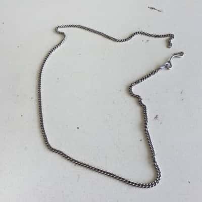 Vintage Curb Link Pocket Watch Chain 
