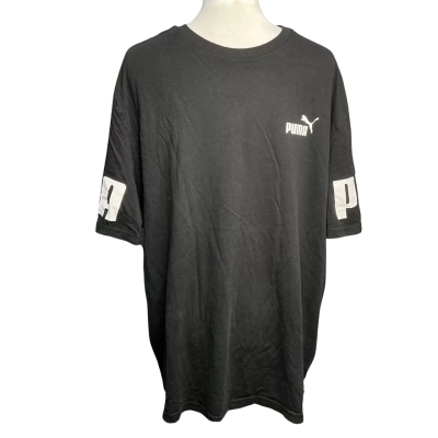 Puma Mens  Size XL Short Sleeve T-shirt Black  
