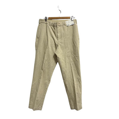 Uniqlo Mens’s Size 30 / M Cream Corduroy Smart Ankle Pants