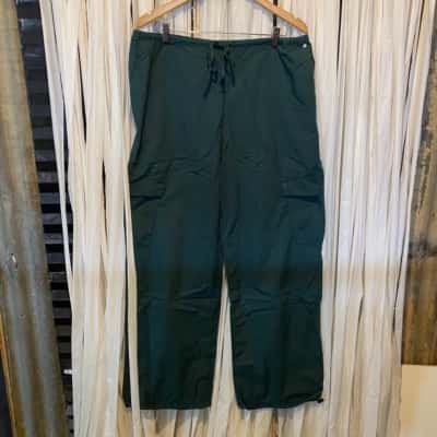 Rusty Mens  Size 14 / XL Cargo Pants Green 