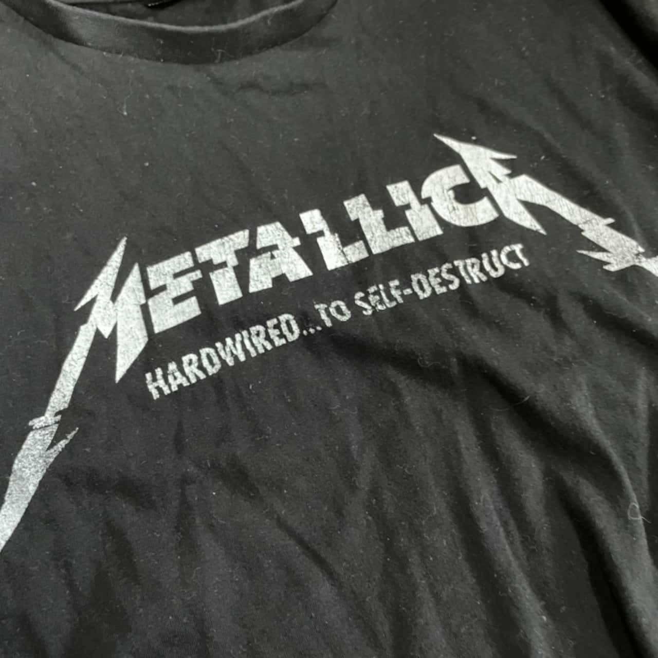metallica hardwired to self destruct shirt