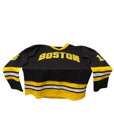 Happy Gilmore Black Boston Bruins Number 18 Size M Jersey