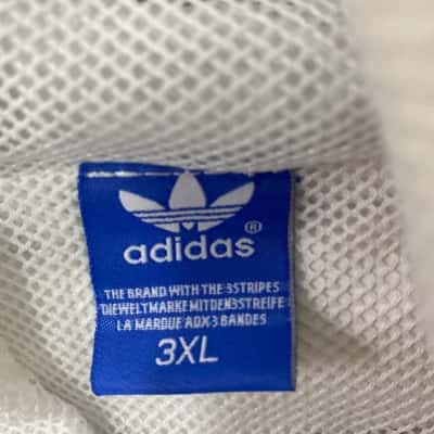 Adidas Mens  Size XXXL Hoodie Black  / Grey / White 