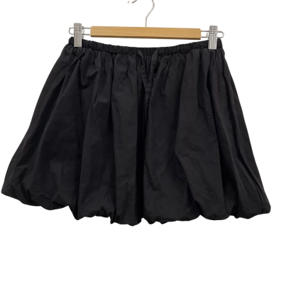 Stradivarius Women's Balloon Skirt Size S Black  