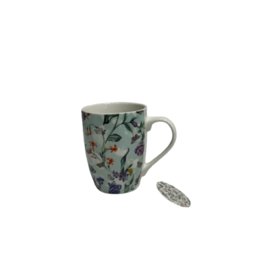 Brand new Accent Concepts Floral Mug 340ML Green  #2261-1-PP