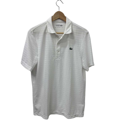 Lacoste Mens  Size M Polo Shirt White 